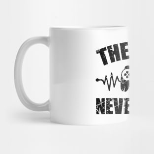 game never ends heartbeat controller gamer quote gaming Mug